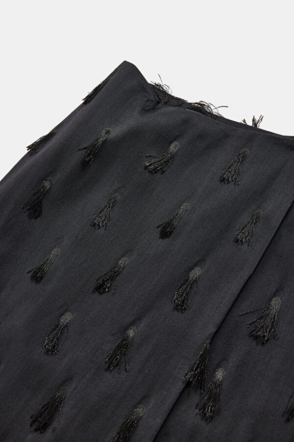 NAVY BLUE MIDI SKIRT 6