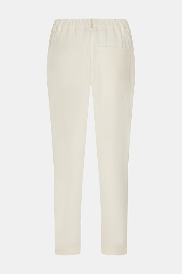 ECRU LOCKSTITCH SKINNY LEG TROUSERS 2
