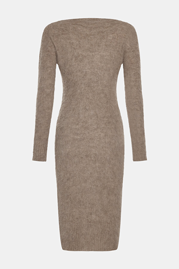 BROWN LONG SLEEVE DRESS 6