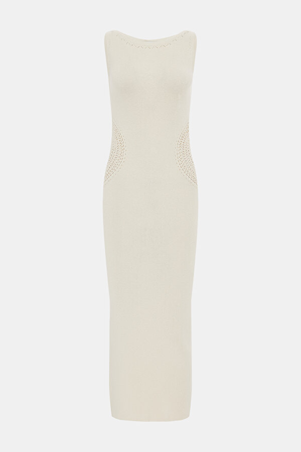 ECRU MIDI DRESS