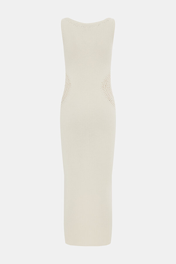 ECRU MIDI DRESS 2