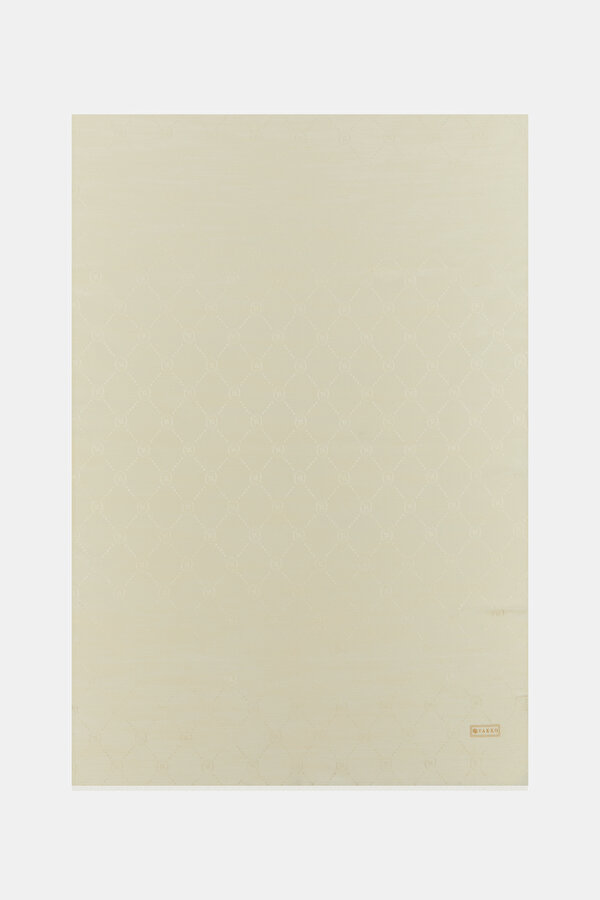 ECRU COTTON/SILK SHAWL
