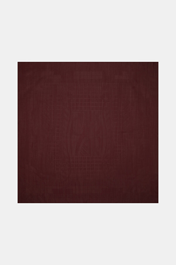 BORDO JAKARLI MODAL/YÜN EŞARP
