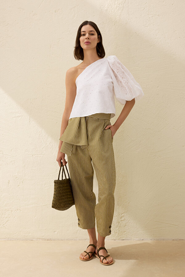 WHITE ONE SHOULDER BLOUSE 2