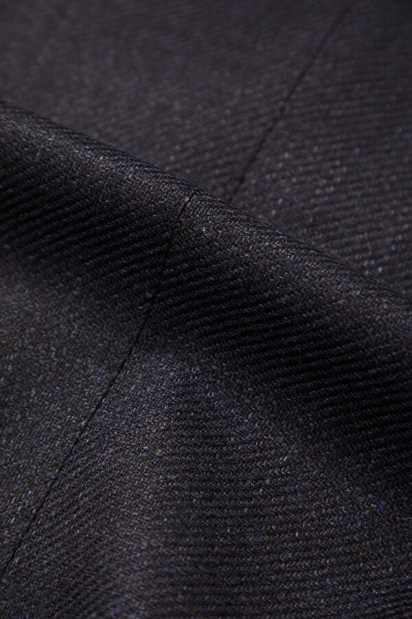 NAVY BLUE SURPLICE NECKLINE (CROSS-OVER NECKLINE) JACKET 6