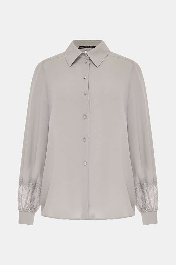 BEIGE LONG SLEEVE SHIRT
