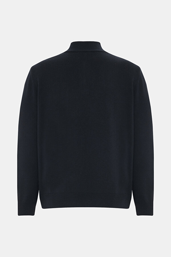 NAVY BLUE 1/2 TURTLENECK TRICOT 2