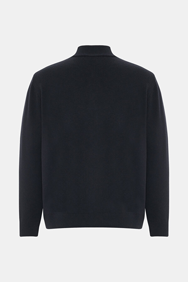 NAVY BLUE 1/2 TURTLENECK TRICOT 2