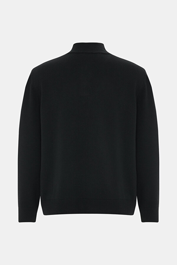 BLACK 1/2 TURTLENECK TRICOT 2