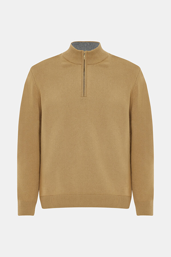 CAMEL 1/2 TURTLENECK TRICOT