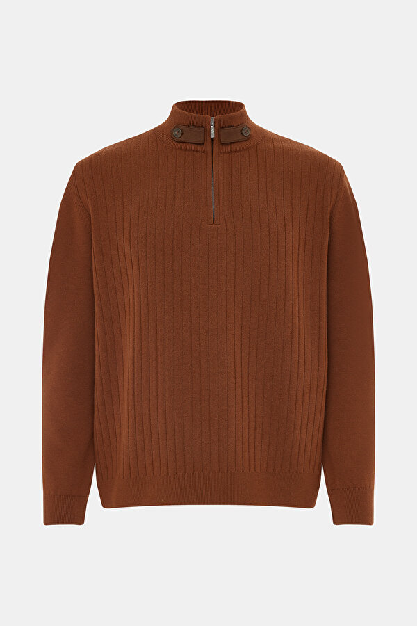 BRICK 1/2 TURTLENECK TRICOT