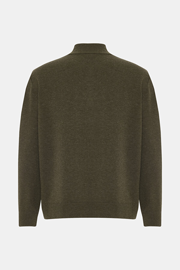KHAKI 1/2 TURTLENECK TRICOT 2