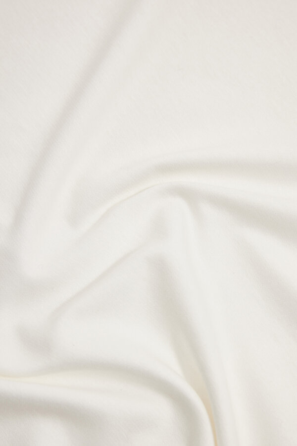 ECRU BASIC / ROUND NECKLINE SHORT SLEEVE TSHIRT 7