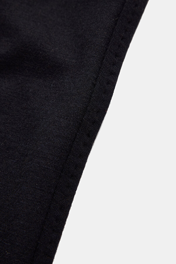 BROWN DOUBLEFACE STRAIGHT CUT TROUSERS 7