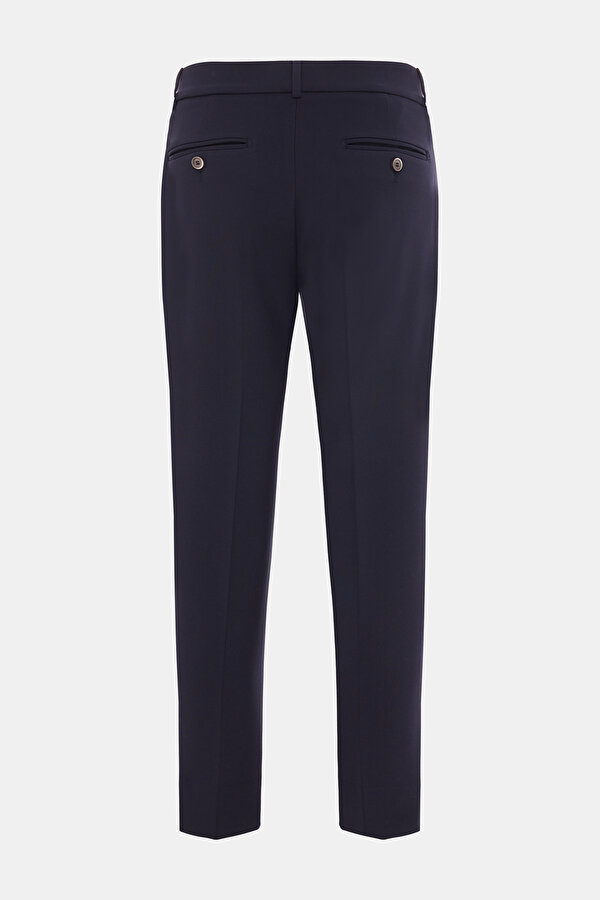 NAVY BLUE SKINNY LEG TROUSERS 2
