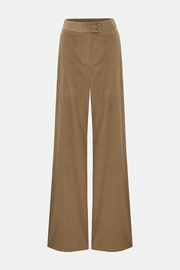 CAMEL FİTİLLİ DAR PAÇA PANTOLON