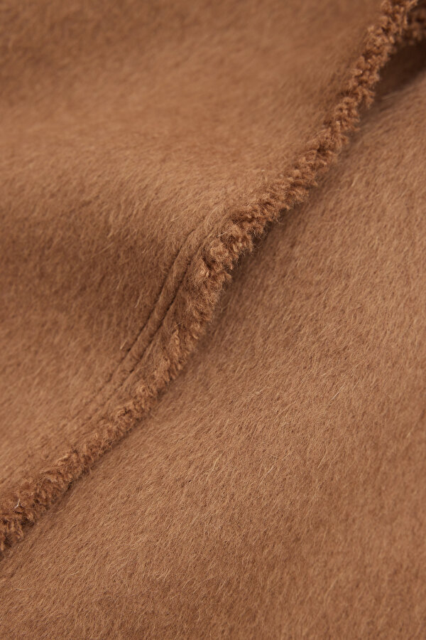 CAMEL TEXTURED WOOL/CASHMERE OVERCOAT 11