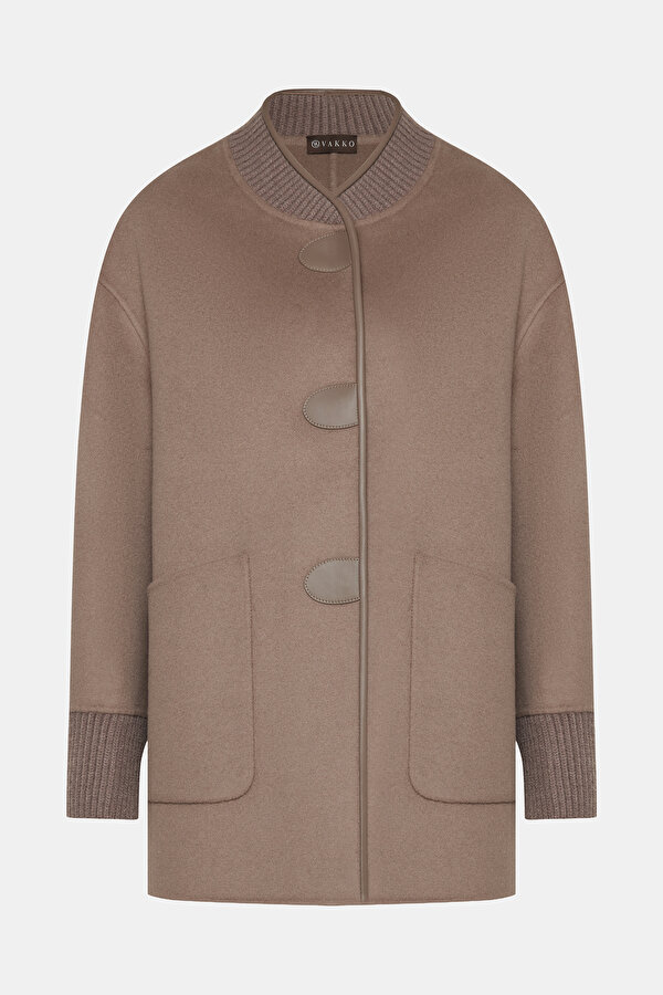MINK WOOL REEFER JACKET