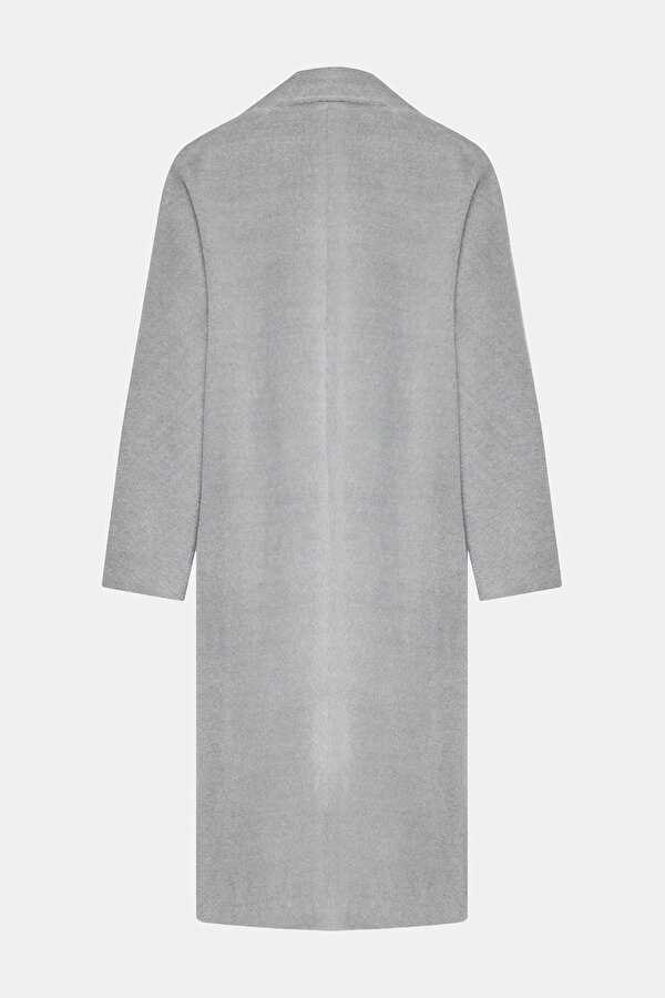 LIGHT GREY ALPACA WOOL OVERCOAT 2