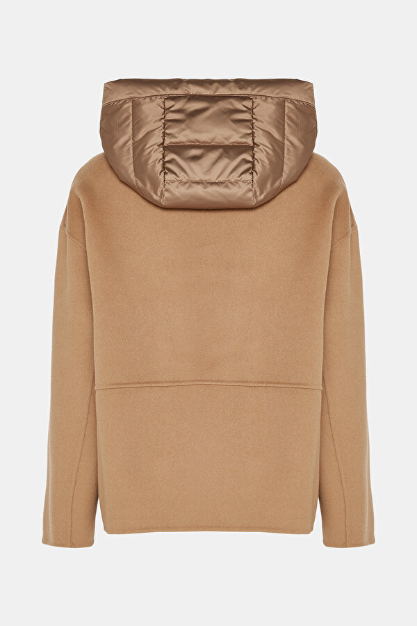 CAMEL WOOL/CASHMERE REEFER JACKET 2
