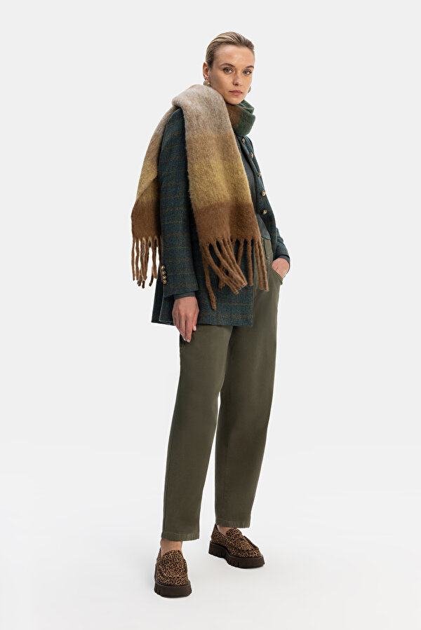 DARK GREEN MANDARIN COLLAR JACKET 12