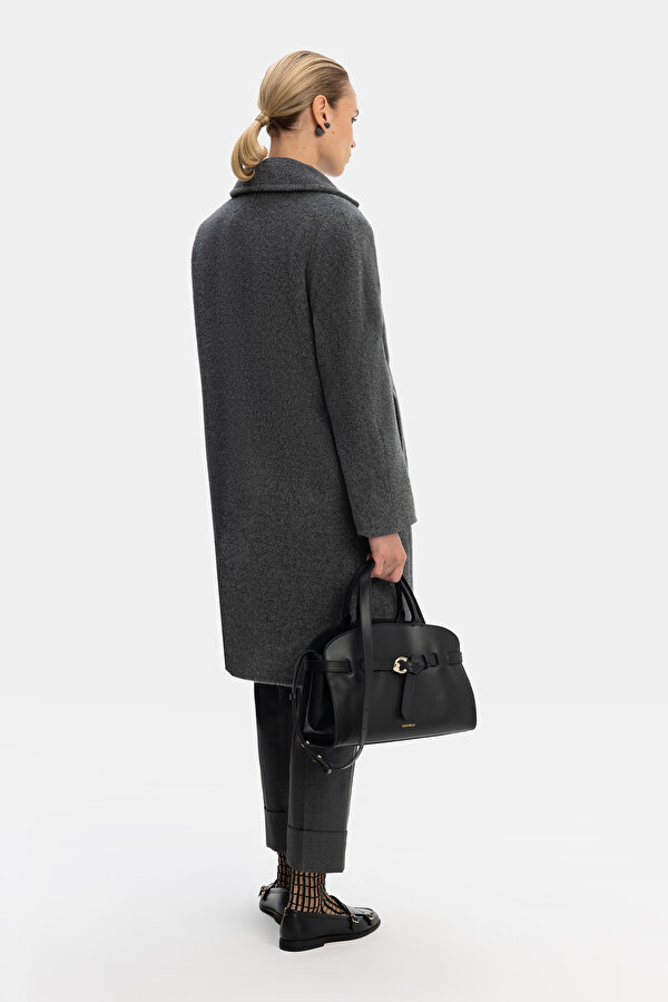 ANTHRACITE ALPACA WOOL REEFER JACKET 2