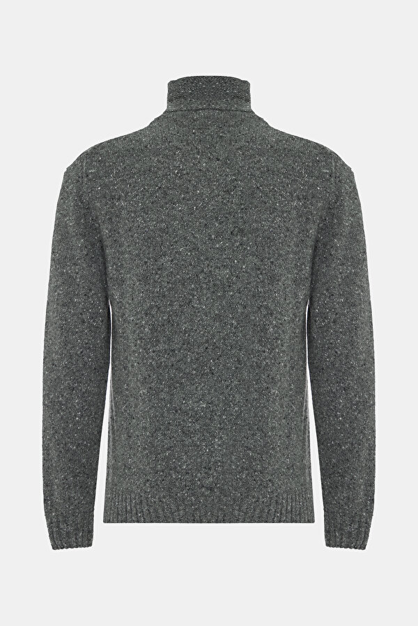GREY LAPEL COLLAR TRICOT 2