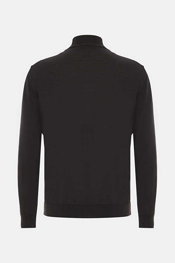 DARK BROWN 1/2 TURTLENECK TRICOT 2