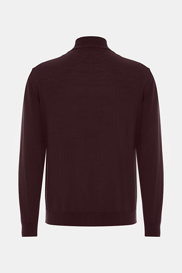 MAROON 1/2 TURTLENECK TRICOT 2