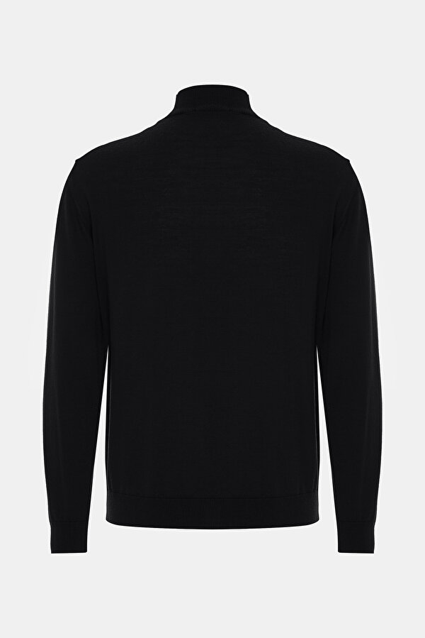 BLACK 1/2 TURTLENECK TRICOT 2