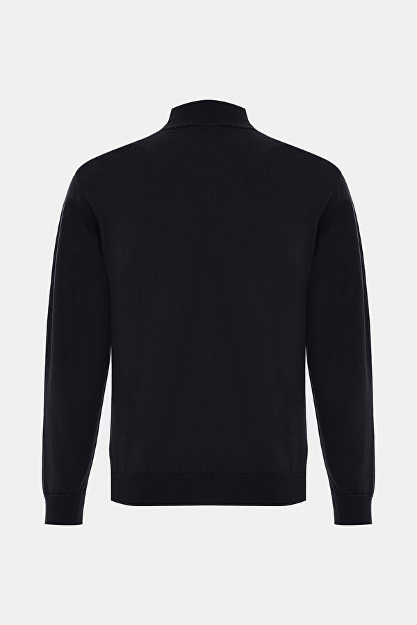 NAVY BLUE 1/2 TURTLENECK TRICOT 2