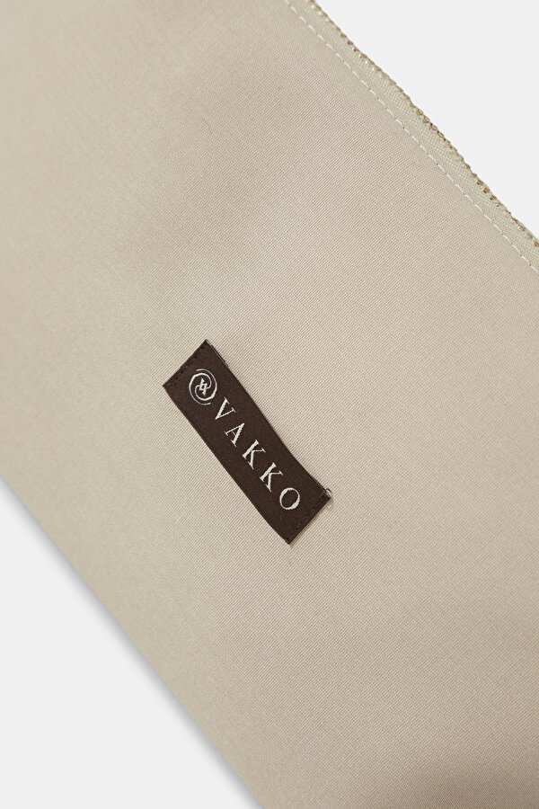 BROWN KNITTING DESIGN LEATHER BAG 7