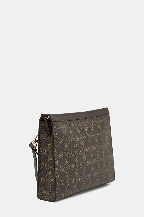 KAHVE MONOGRAM DERİ ÇANTA 2