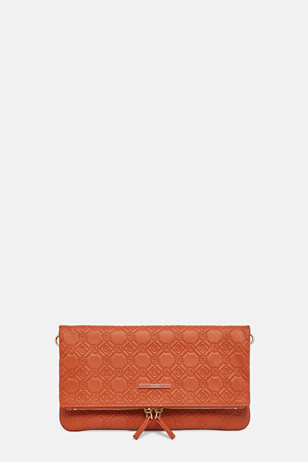 KİREMİT MONOGRAM DERİ ÇANTA