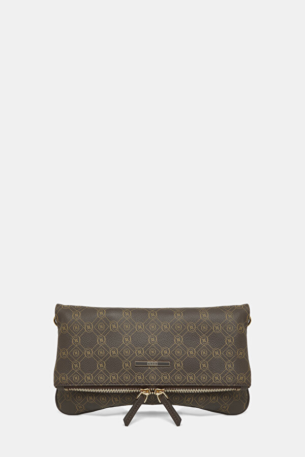 KAHVE MONOGRAM DERİ ÇANTA 2
