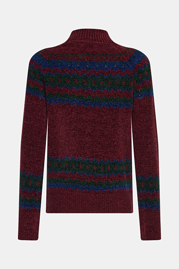 BORDO DİK YAKA TRİKO 2