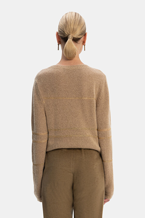 CAMEL BASIC / ROUND NECKLINE TRICOT 2