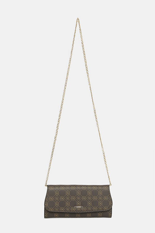 KAHVE MONOGRAM DERİ CÜZDAN 2