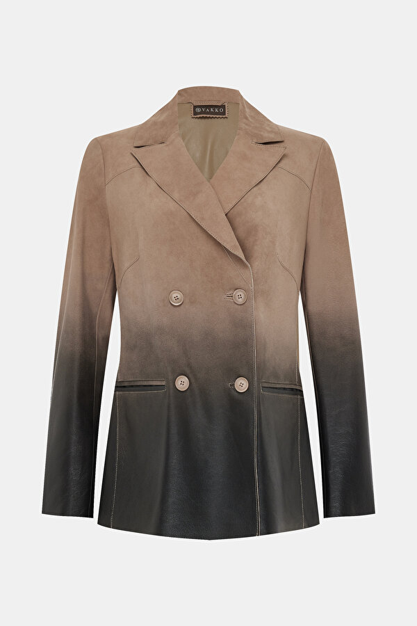 BLACK SWALLOW COLLAR JACKET