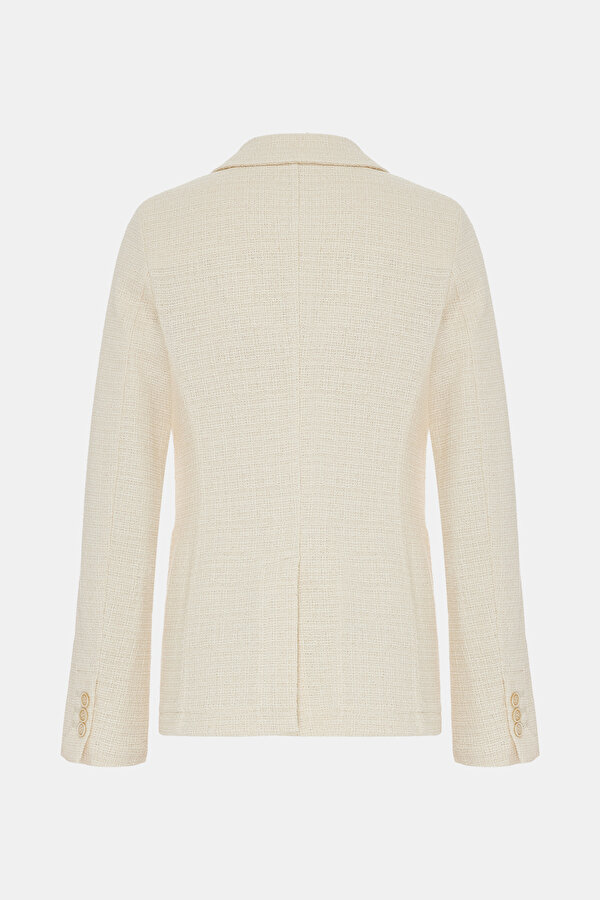 ECRU SWALLOW COLLAR JACKET 2