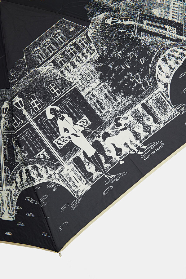 PRINTED ECRU UMBRELLA 2