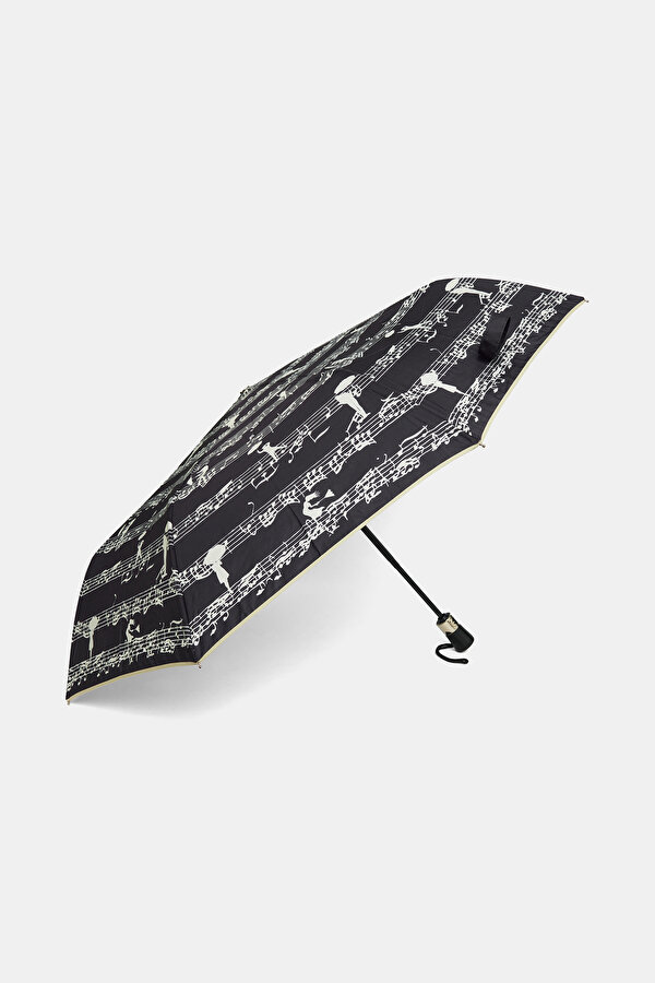 PRINTED ECRU UMBRELLA