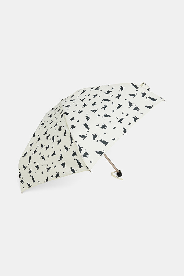 PRINTED BLACK UMBRELLA