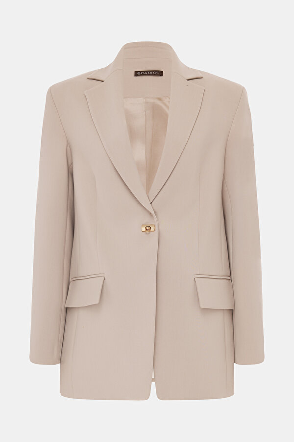 VİZON KRUVAZE YAKA CEKET