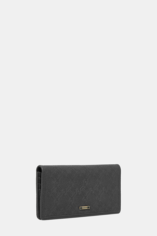 BLACK MONOGRAM WALLET 2