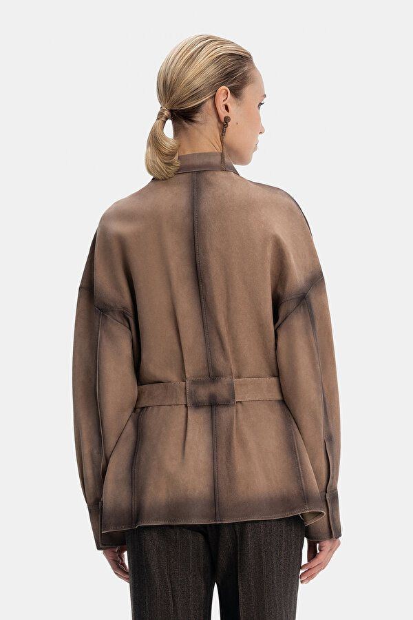 MINK SUEDE JACKET 2
