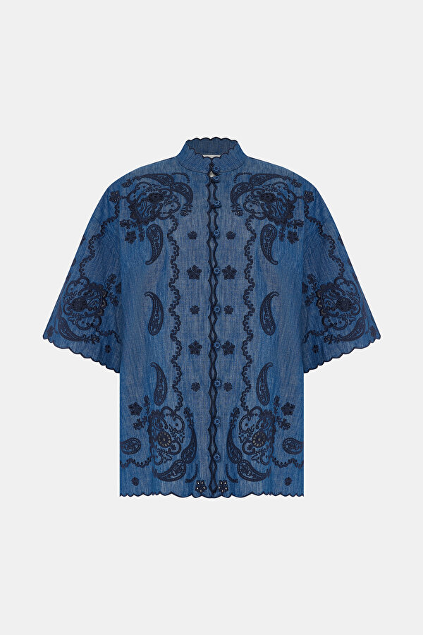 DARK BLUE SHIRT