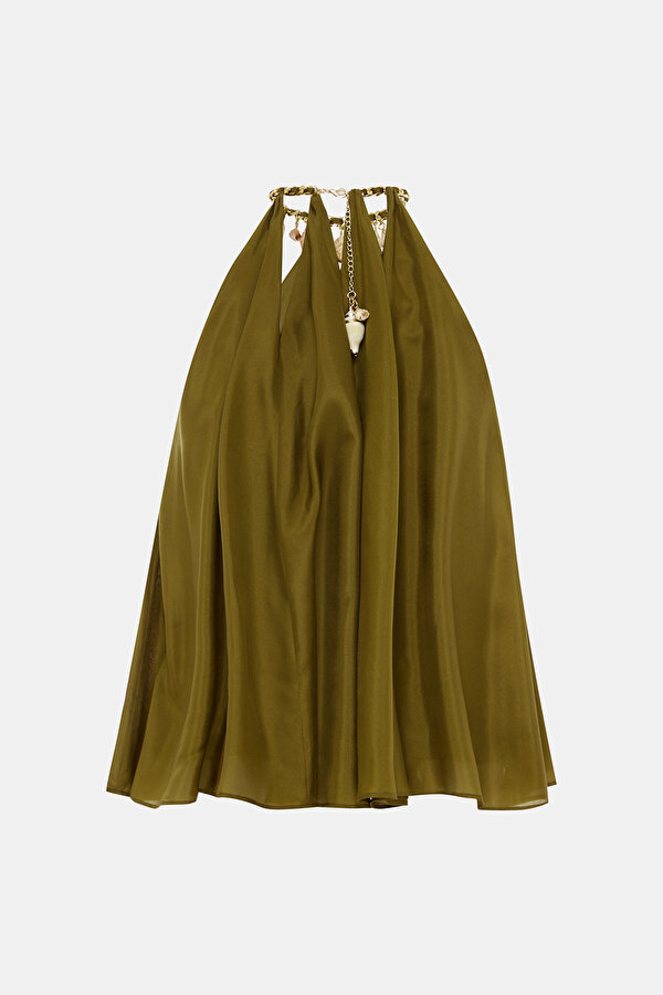 DARK GREEN BLOUSE 2