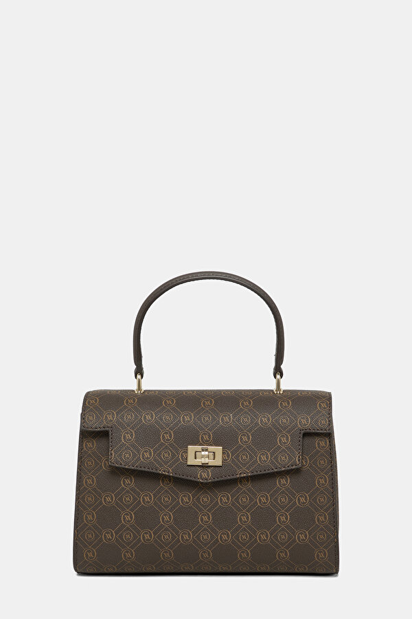 KAHVE MONOGRAM ÇANTA