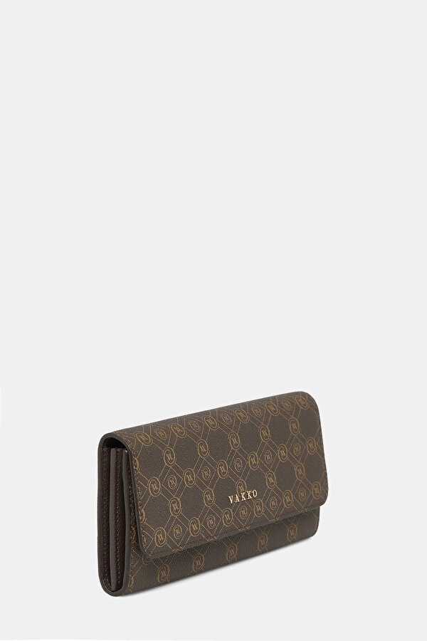 KAHVE MONOGRAM CÜZDAN 2